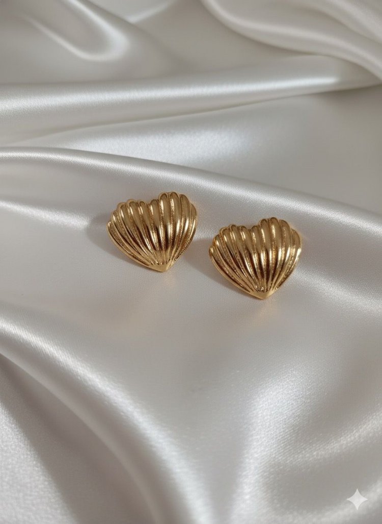Çelik Gold Küpe Kabuk Form