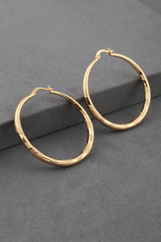 Çelik Küpe Gold 8240