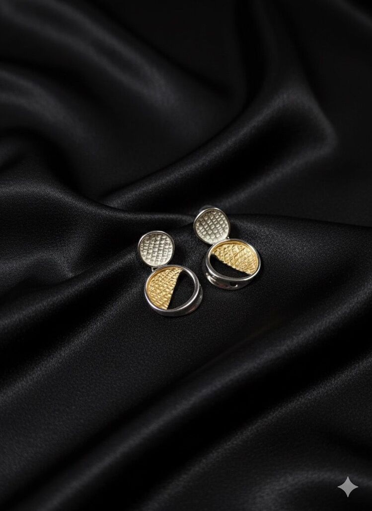 Çelik Silver Kabuk Küpe