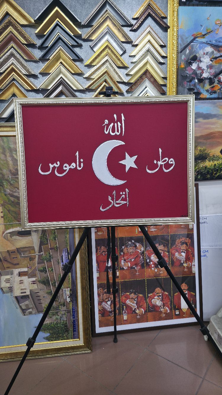 50 70 cm 3 şanlı sancak
