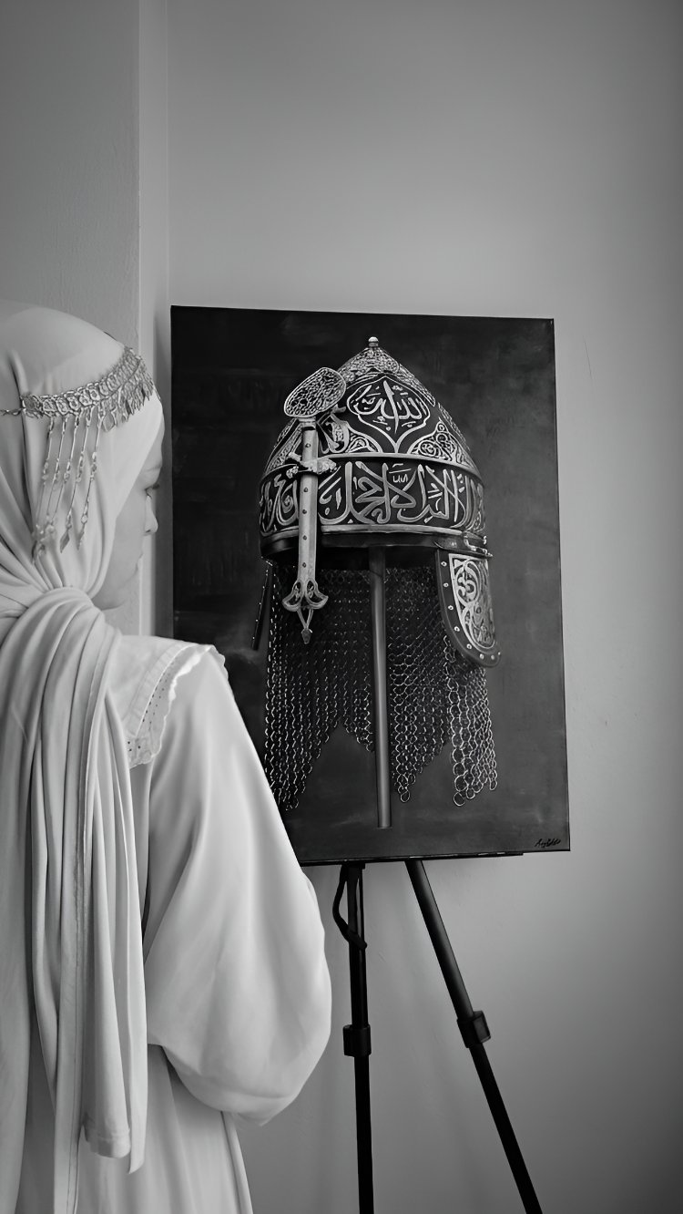 50 70 cm Fatih Sultan Mehmet miğfer