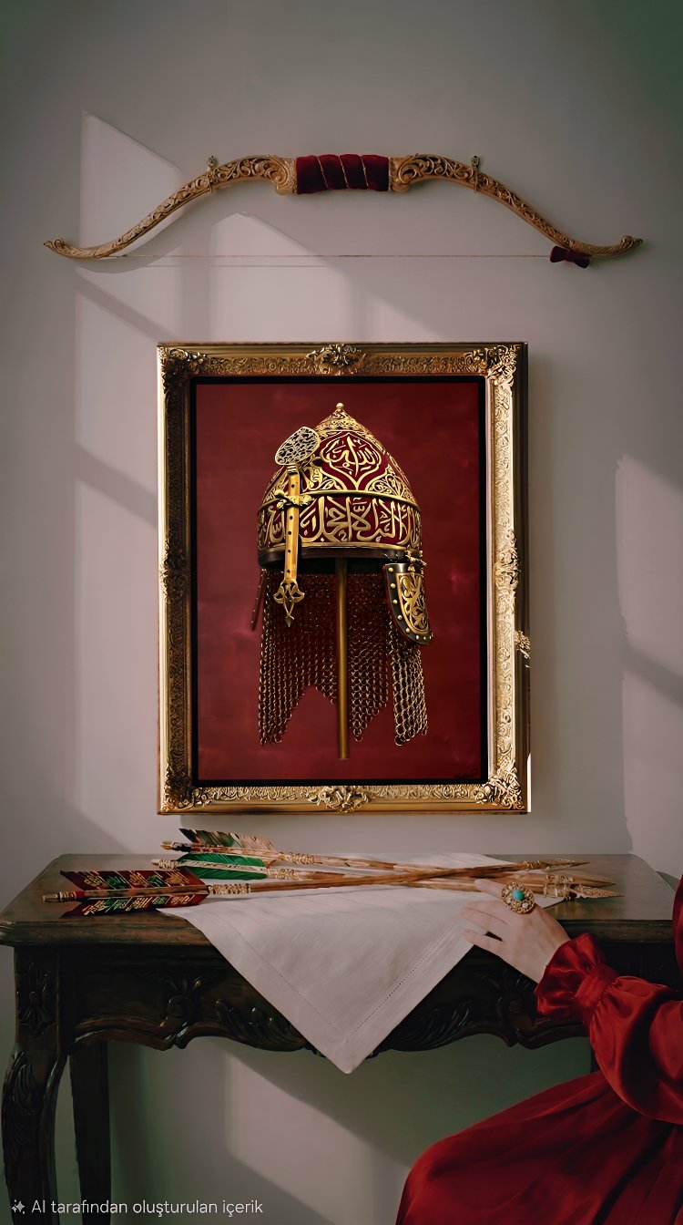 50 70 cm Fatih Sultan Mehmet miğfer