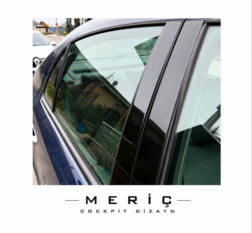 Renault Laguna 2 Piano Black Kapı Direkleri