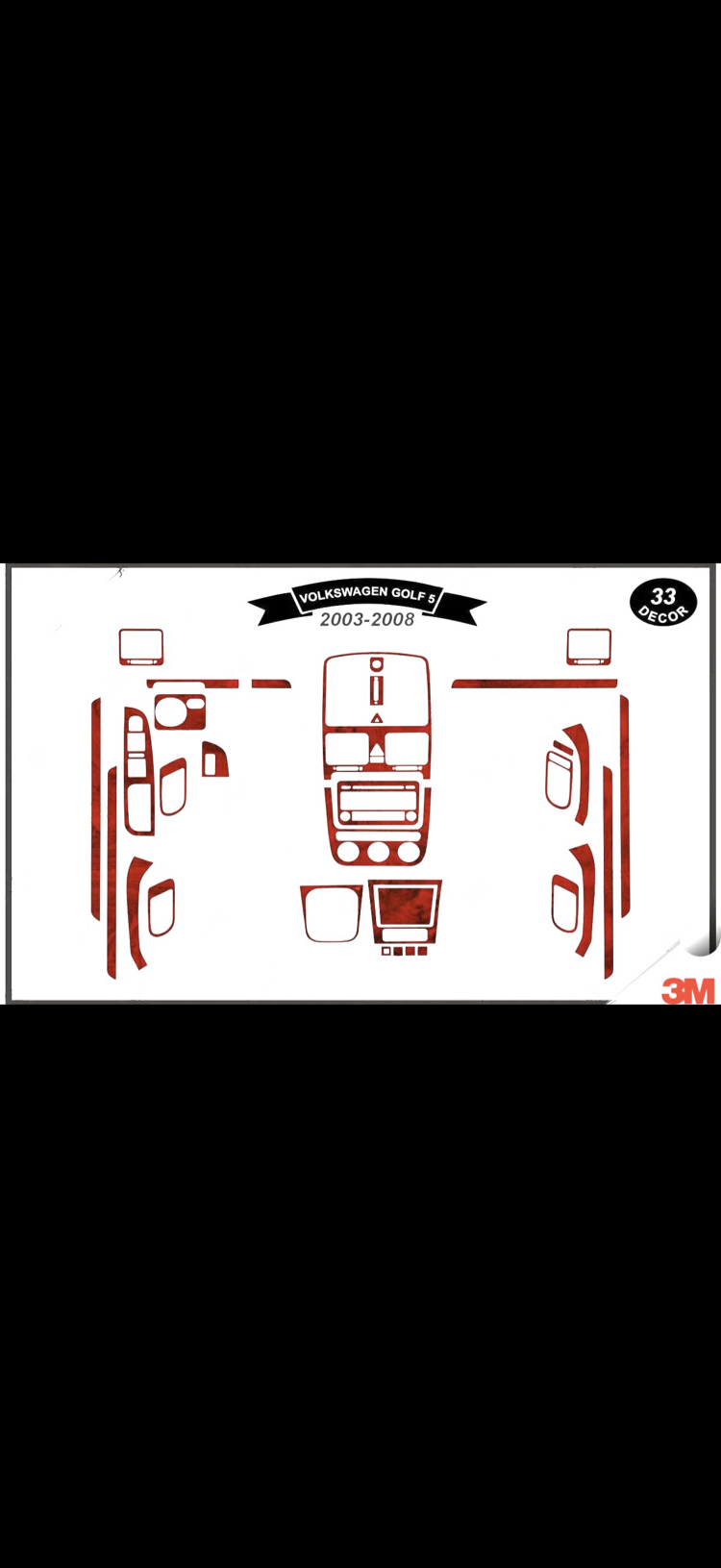 WW GOLF5 - JETTA 03-08 MAUN KAPLAMA FULL SET