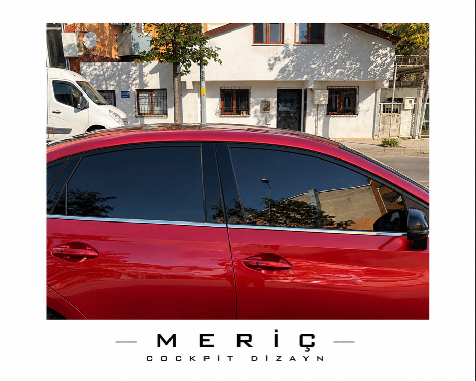 Hyundai İ20 2021 2025 Piano Black Kapı Direkleri 14 Parça