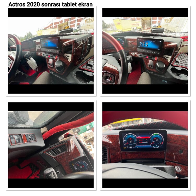Mercedes Aktros 2020 Sonrası Tablet Ekran 32 Parça