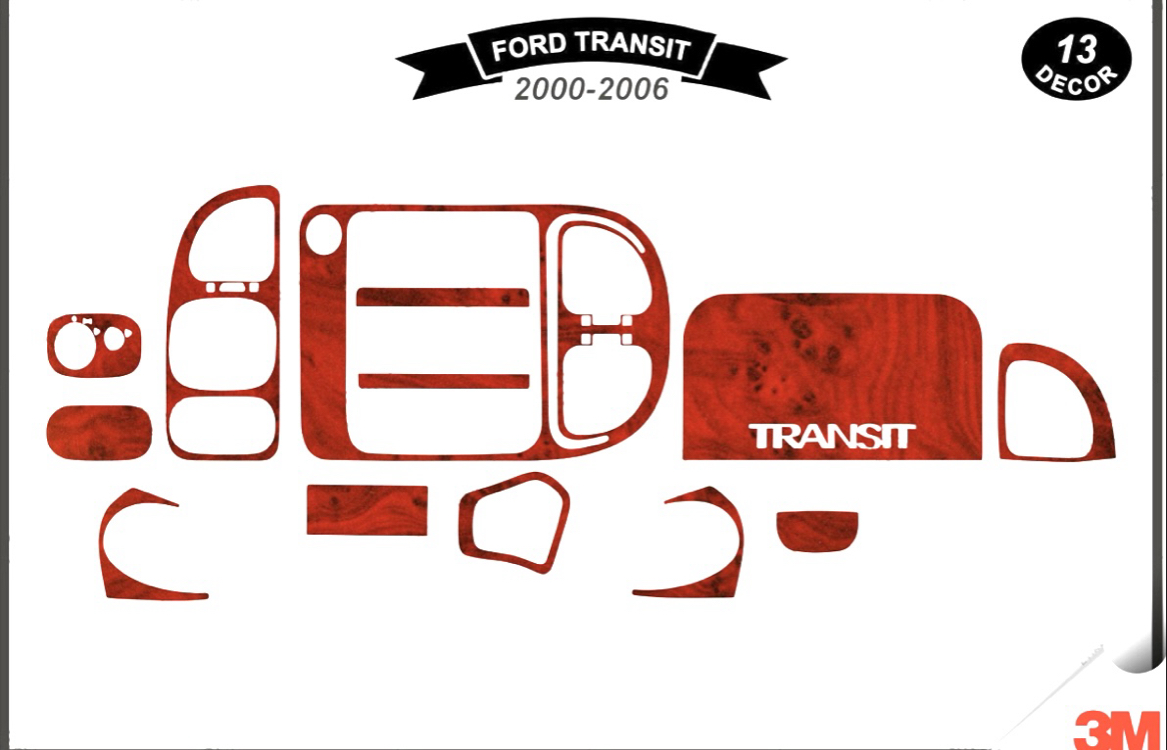 Ford transit 2000-2006 Maun kaplama full set torpido kapaklı
