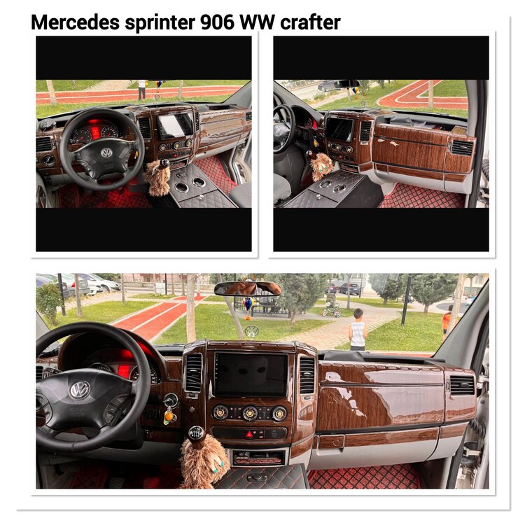 Mercedes Sprinter WW Crafter 61parça + kapı çıtaları 2006-2018 full set