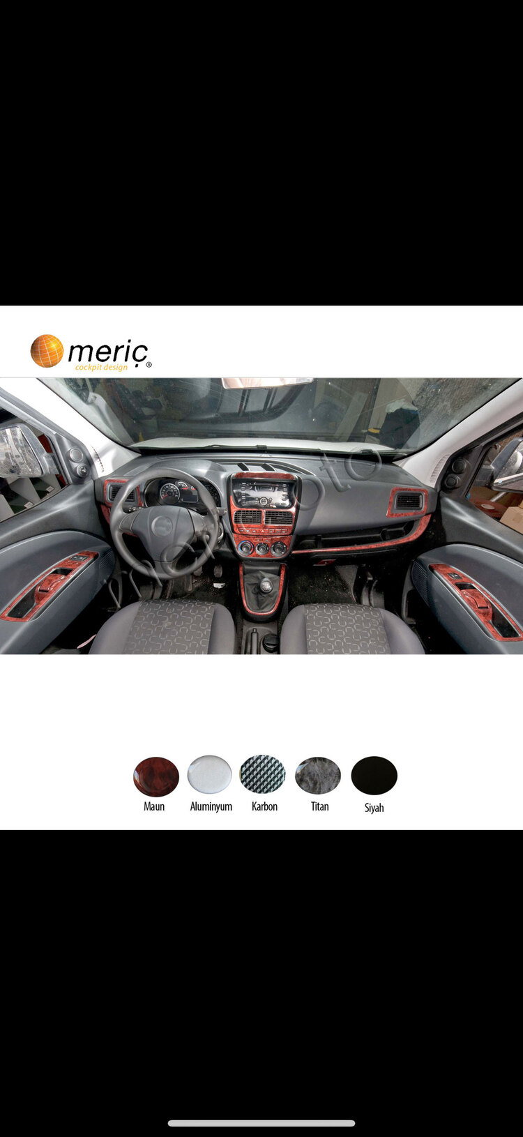 Fiat Doblo 2009-2015 Maun Kaplama 27 Parça
