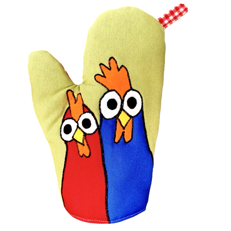 Chicken Family Fırın Eldiveni