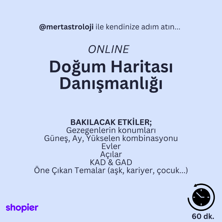 Doğum Haritası Danışmanlığı (Online)