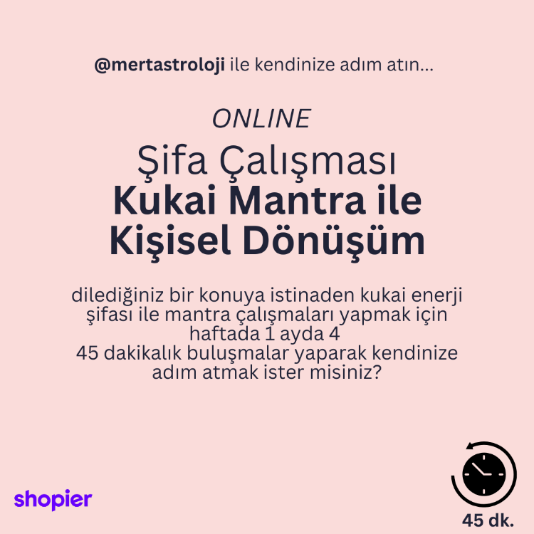 Kukai Şifası & Kişiye Özel Mantra Çalışmaları