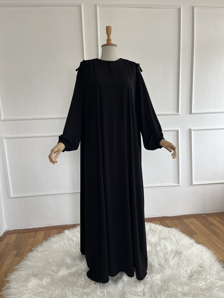 Miray elbise/Ferace SİYAH