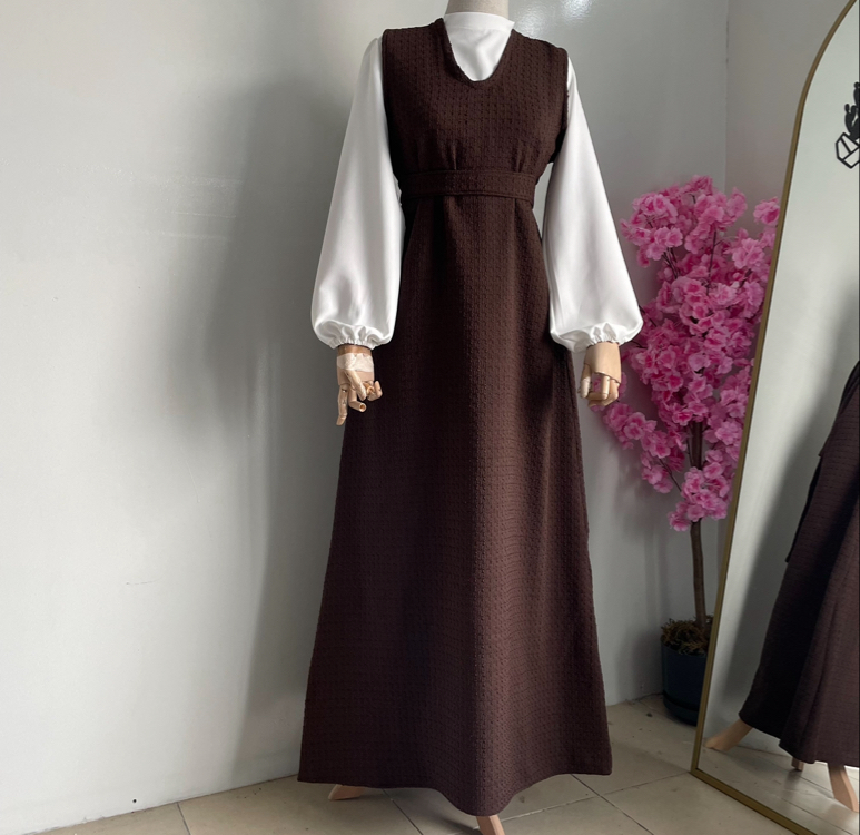 Acı kahve jile modeli ve gömlek takım
