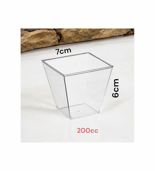 200 cc PRİZMA KASE 10 LU