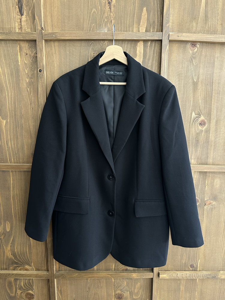 Relax Dilvin fit blazer siyah 