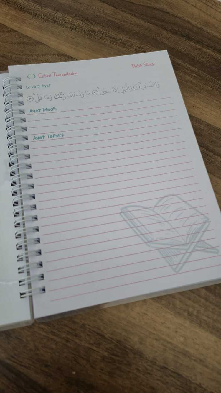 Kişiye Özel Tefsir Defteri - Duha ...... Nas Sûresi