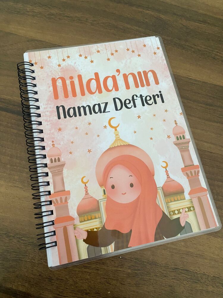 Kişiye Özel Çocuk Namaz Defteri - Kız 
