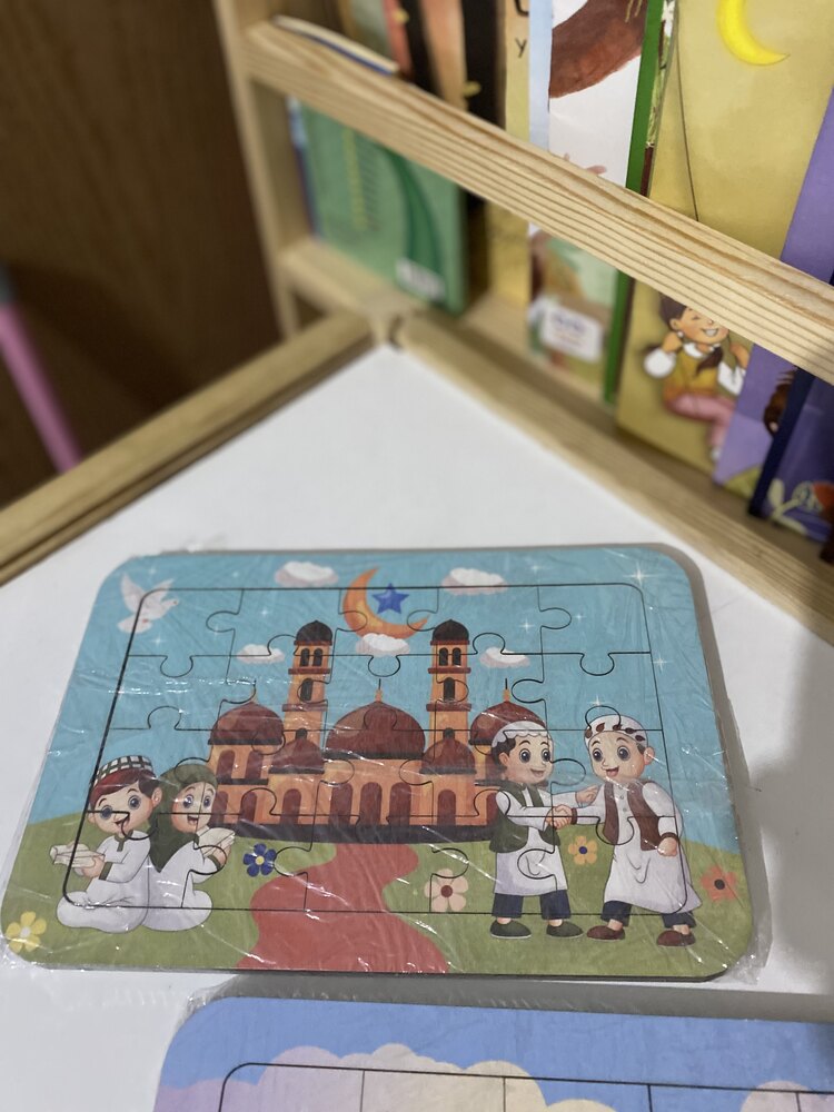 Üçlü puzzle seti