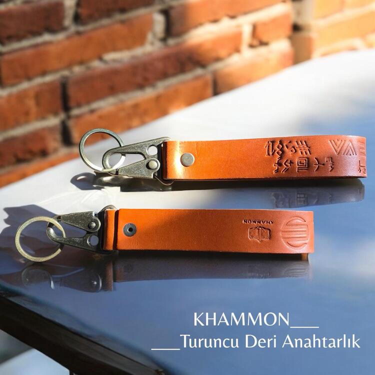 KHAMMON 1.SINIF VAKETA DERİ ANAHTARLIK