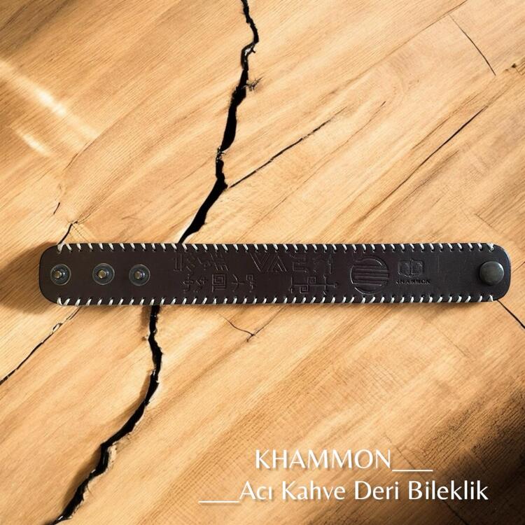 KHAMMON 1.SINIF VAKETA DERİ BİLEKLİK