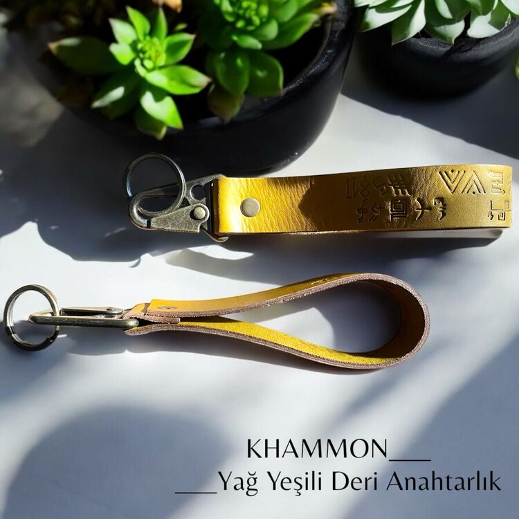 KHAMMON 1.SINIF VAKETA DERİ ANAHTARLIK