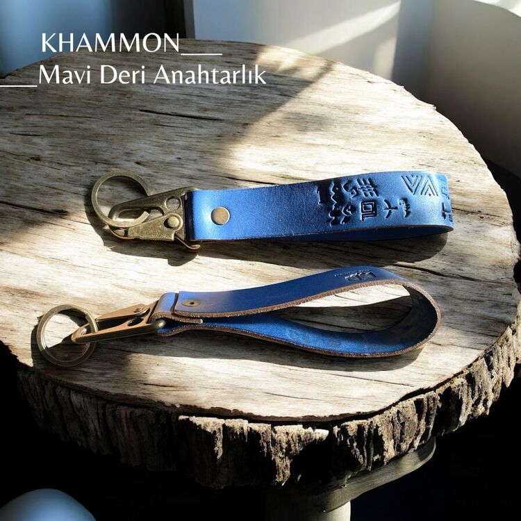KHAMMON 1.SINIF VAKETA DERİ ANAHTARLIK