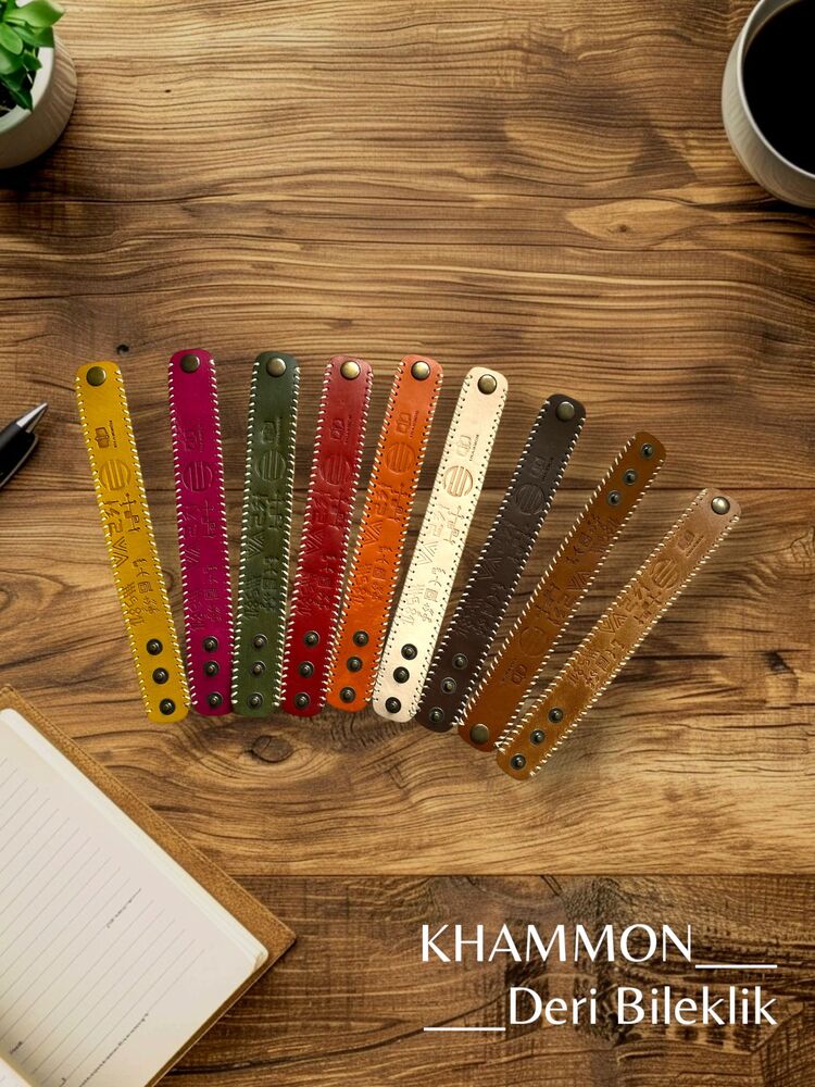 KHAMMON 1.SINIF VAKETA DERİ BİLEKLİK