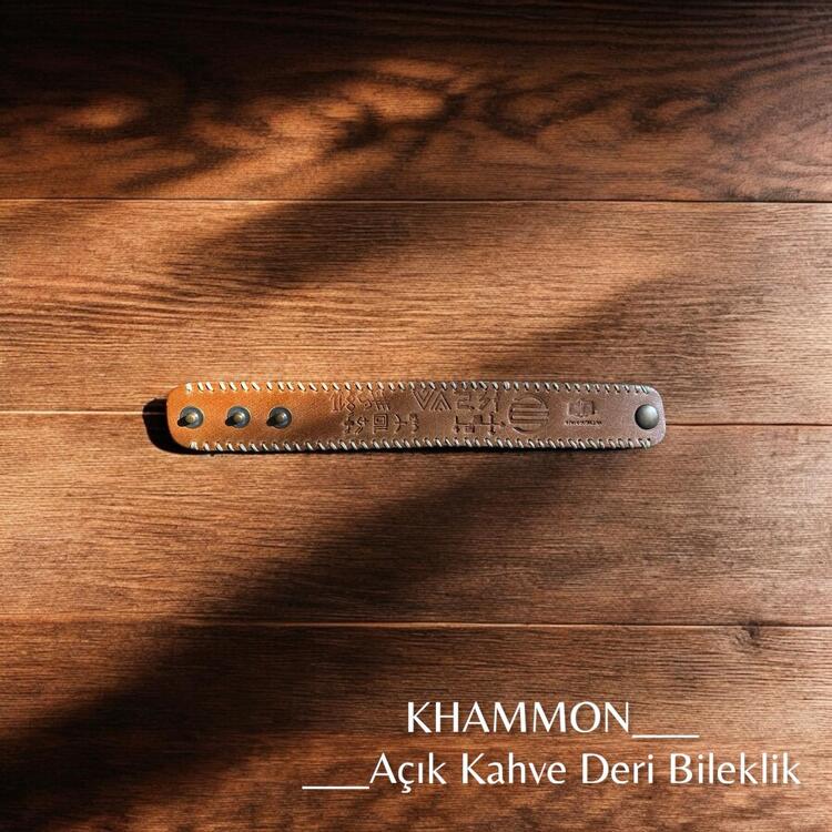 KHAMMON 1.SINIF VAKETA DERİ BİLEKLİK