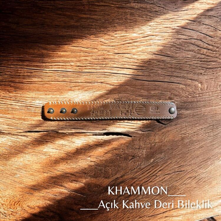KHAMMON 1.SINIF VAKETA DERİ BİLEKLİK