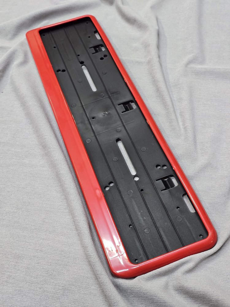 Kırmızı Çerçeveli Plakalık ( 2Adet)