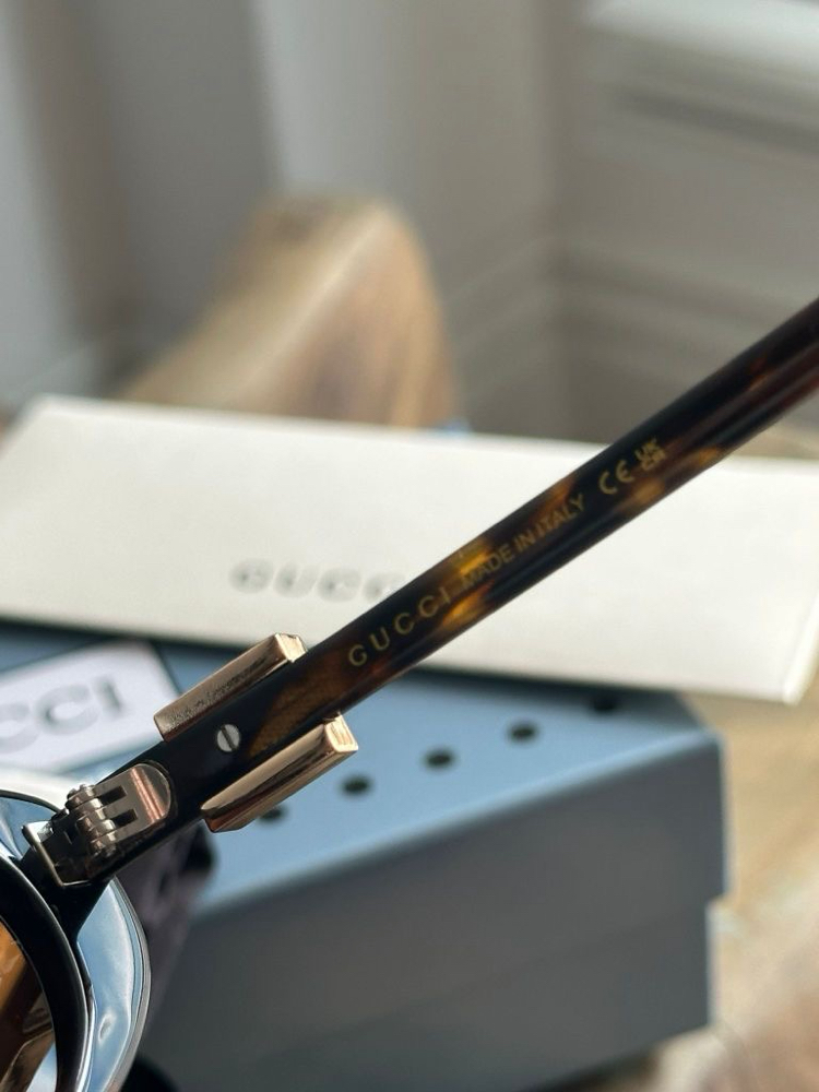 Gucci unisex gold/kahve gözlük(Full set)