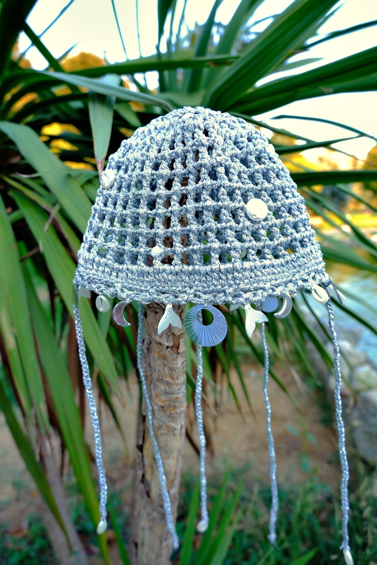 Mermaid Örgü Mesh Şapka