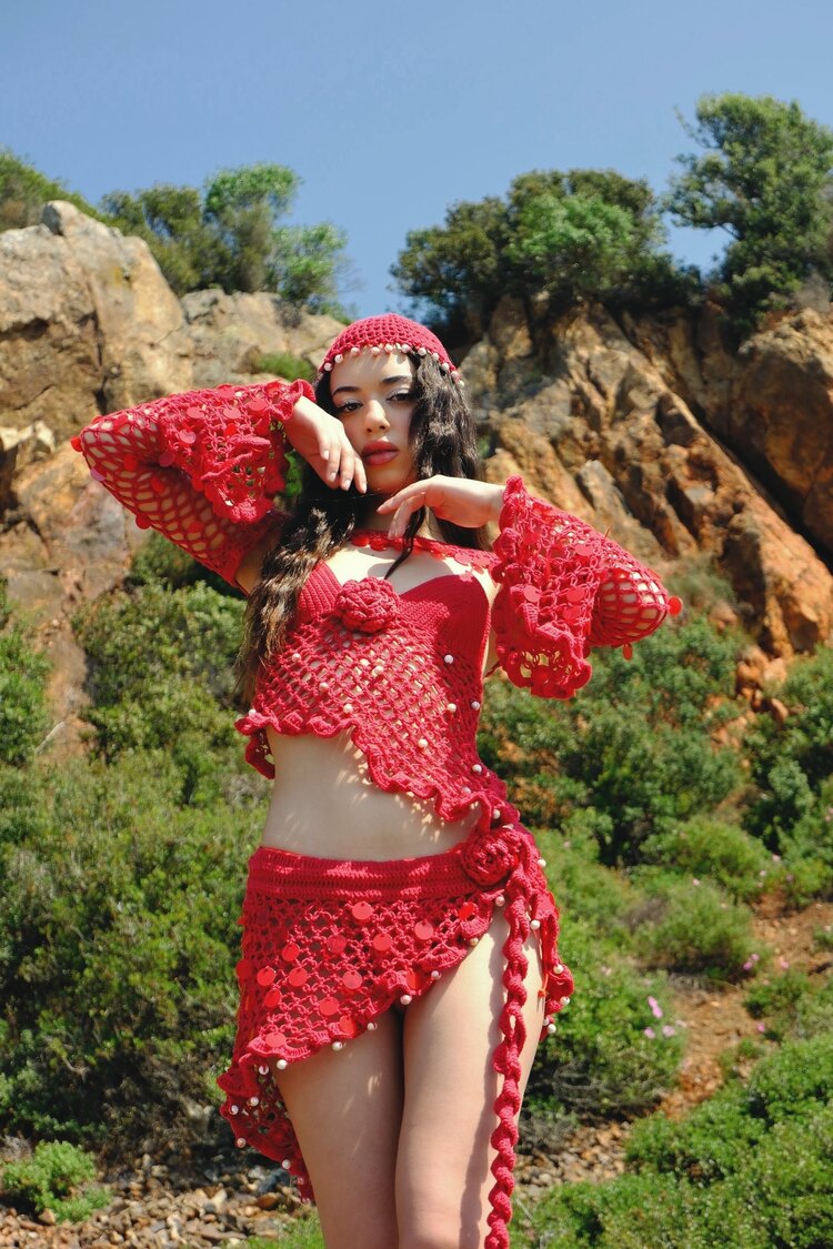 Rosetide Bel Şalı