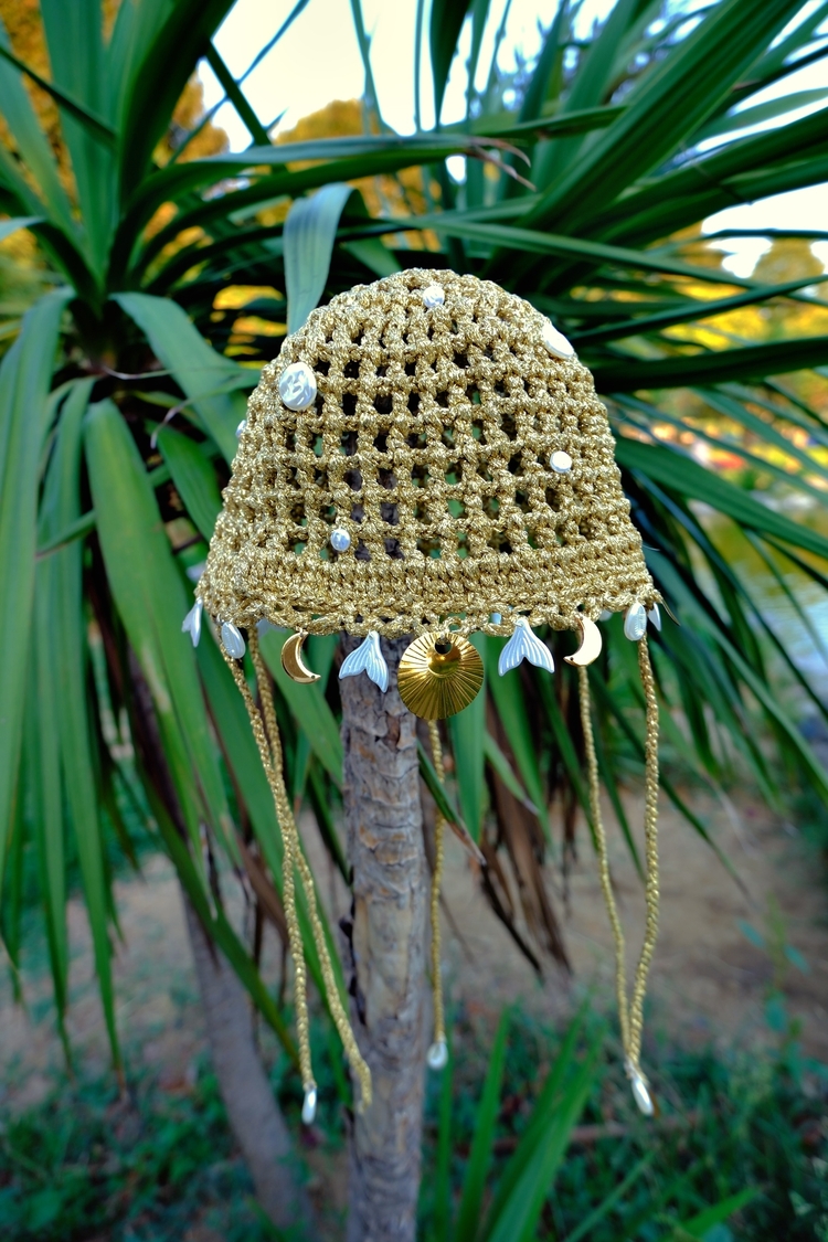 Mermaid Örgü Mesh Şapka