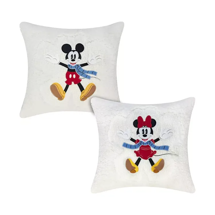 Mickey Minnie Karlı Yastık Takımı