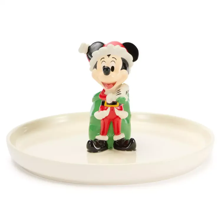 Mickey Santa Servis Tabağı