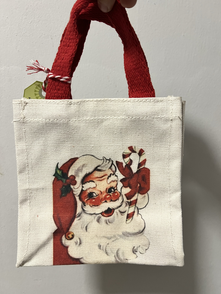 Noel Baba Canvas Hediye Poşeti