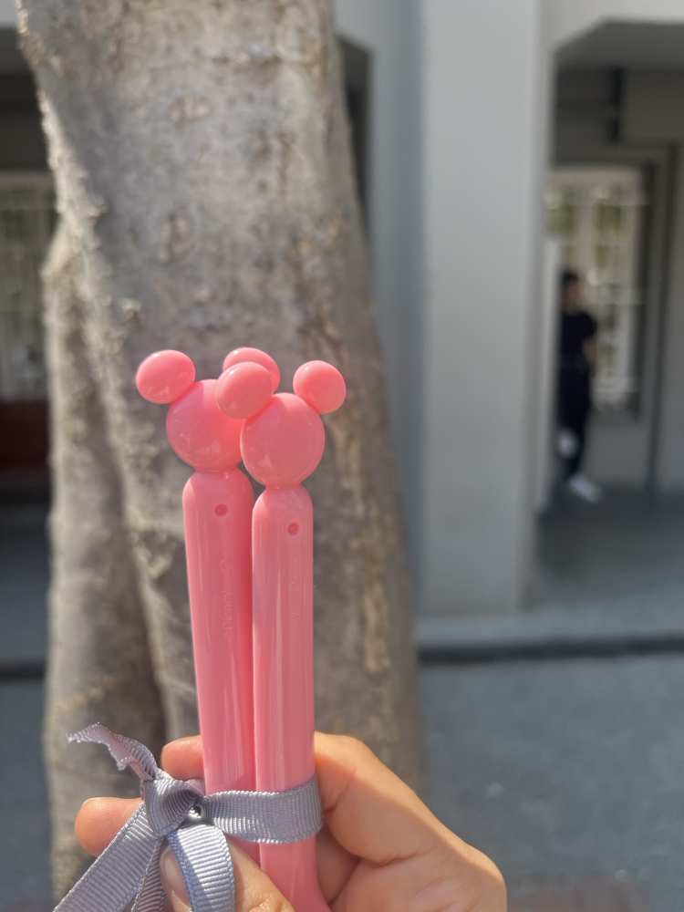 Mickey Pembe Çatal Kaşık Takımı