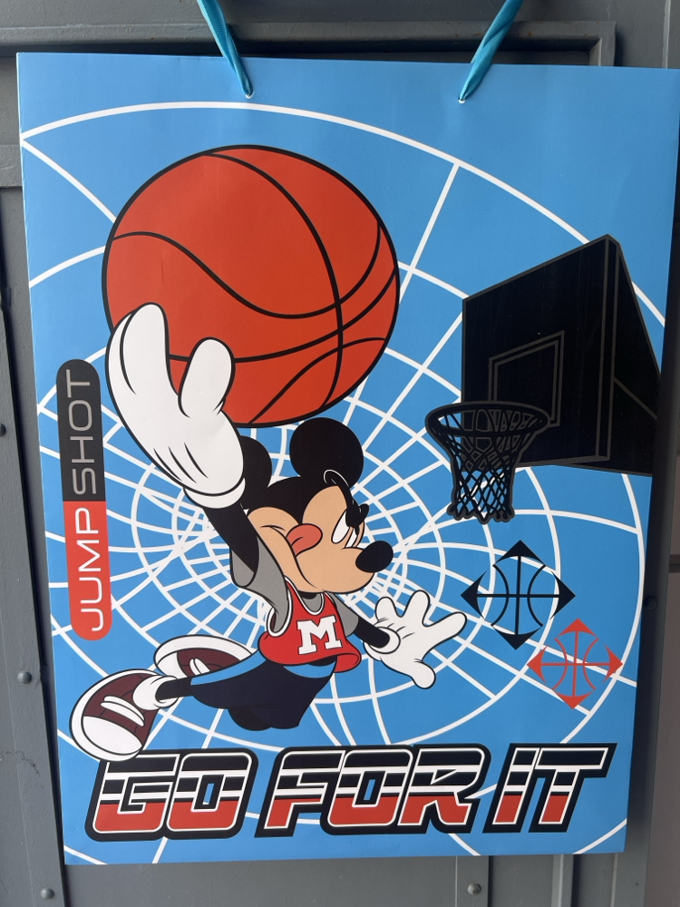 Basketçi Mickey Hediye Poşeti