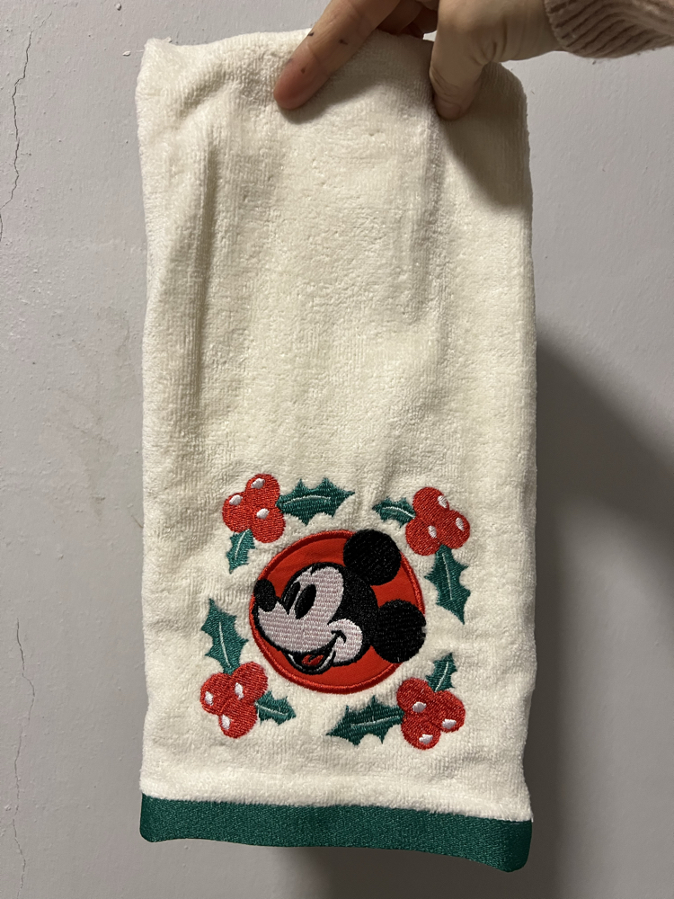 Mickey Chirstmas Havlu