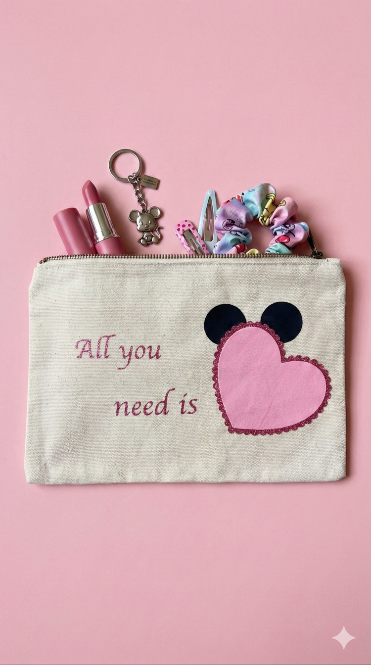 All You Need is Love Mickey Organizer Çanta