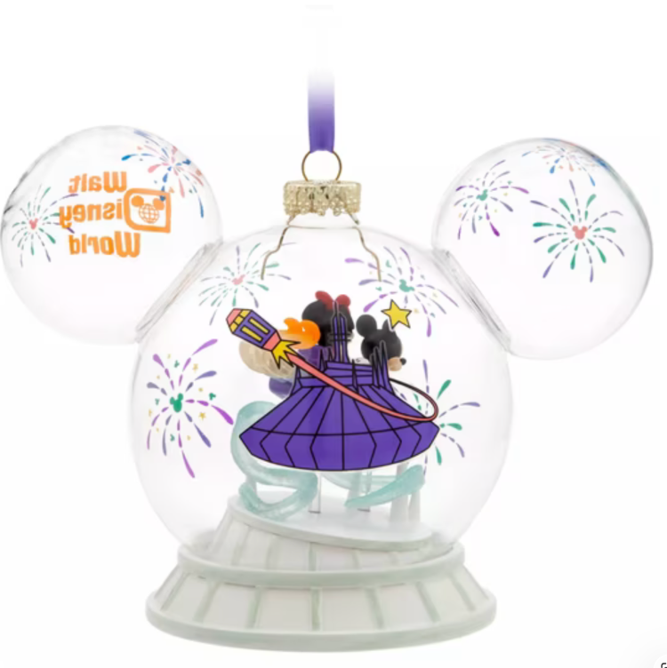 Disney Parks Mickey Minnie Space Mountain Yılbaşı Süsü