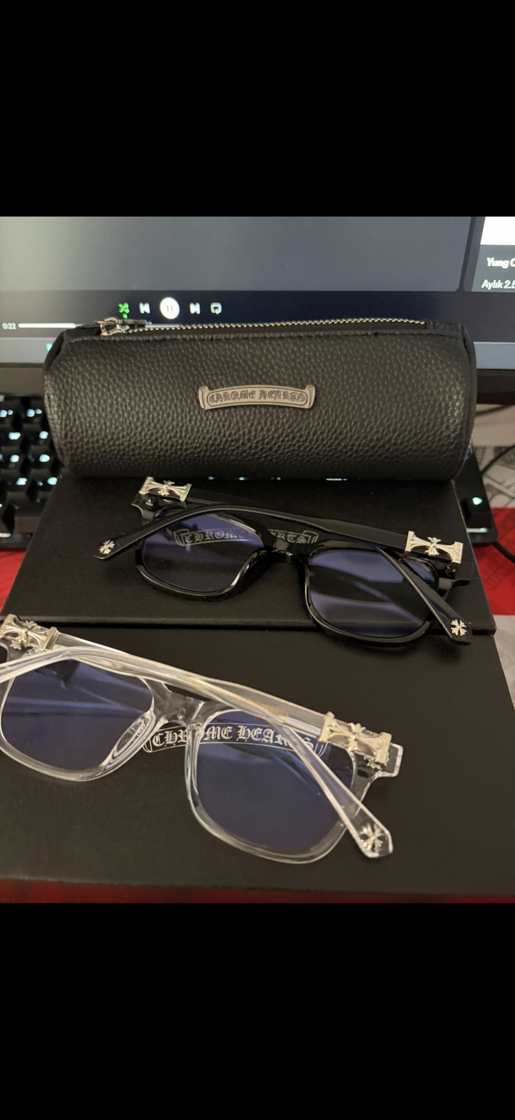 CHROME*HEARTS GLASSES