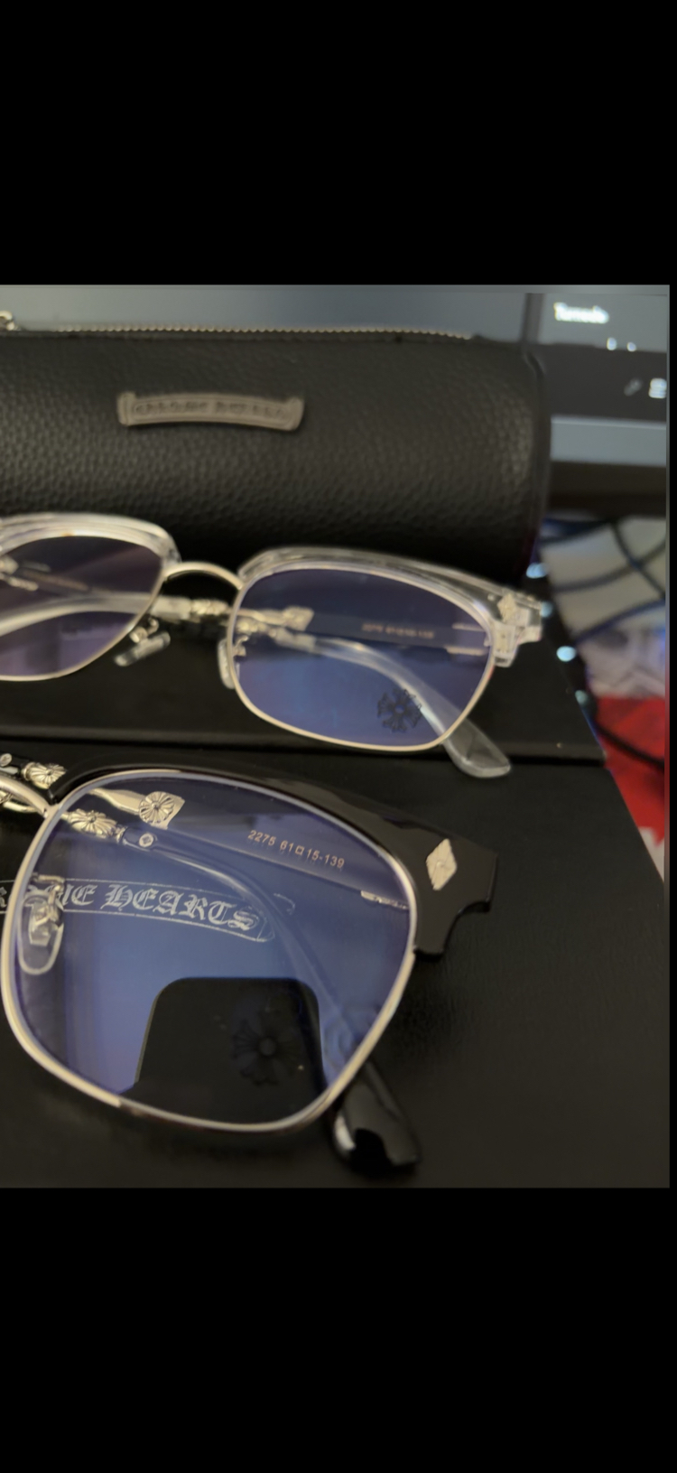 CHROME*HEARTS GLASES
