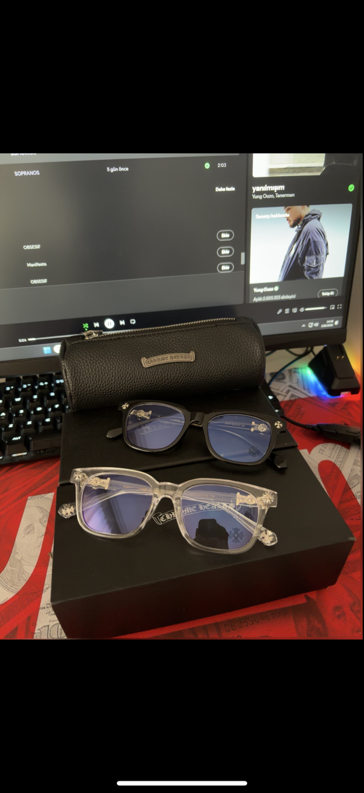 CHROME*HEARTS GLASSES