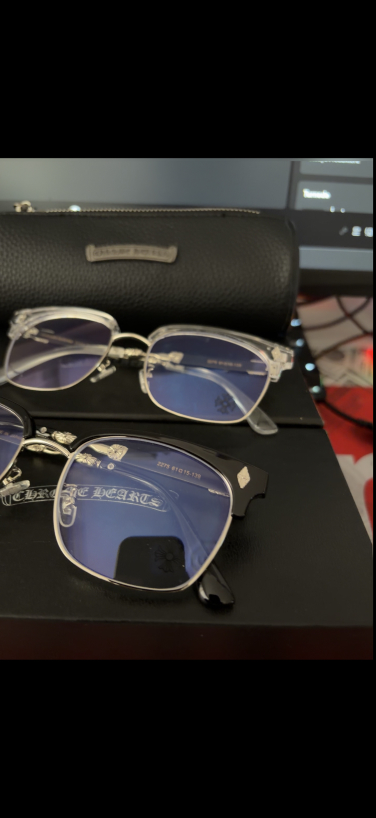 CHROME*HEARTS GLASES