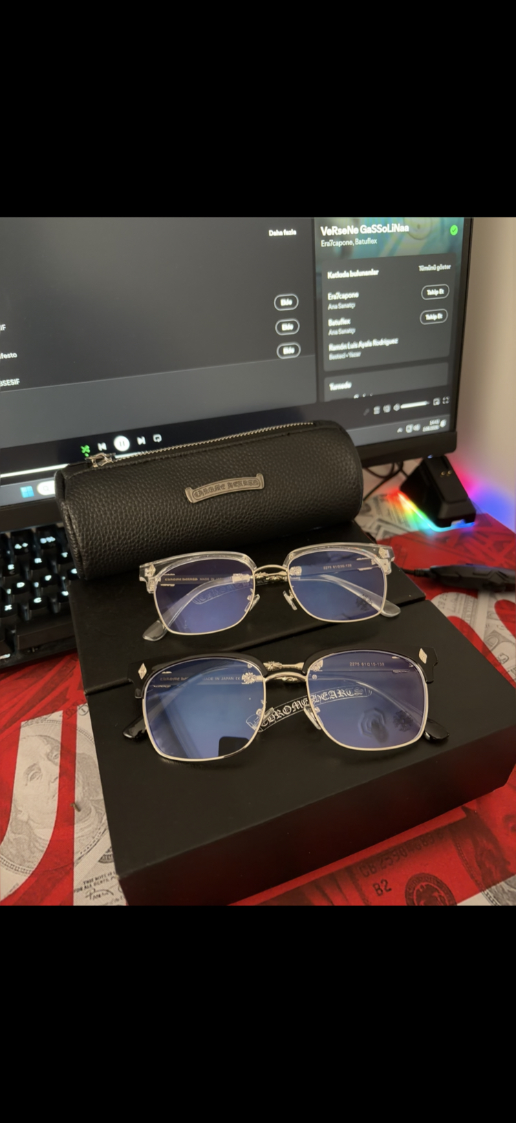 CHROME*HEARTS GLASES