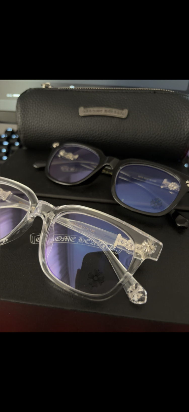 CHROME*HEARTS GLASSES