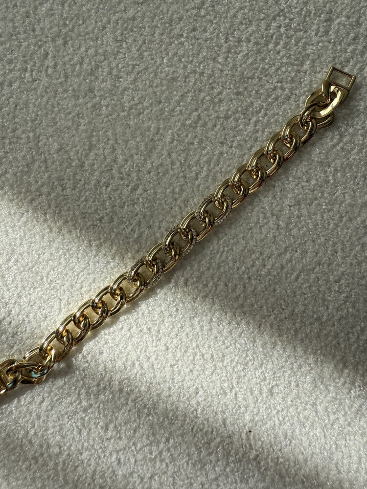 Vip 14k gold renk Samanyolu model bileklik